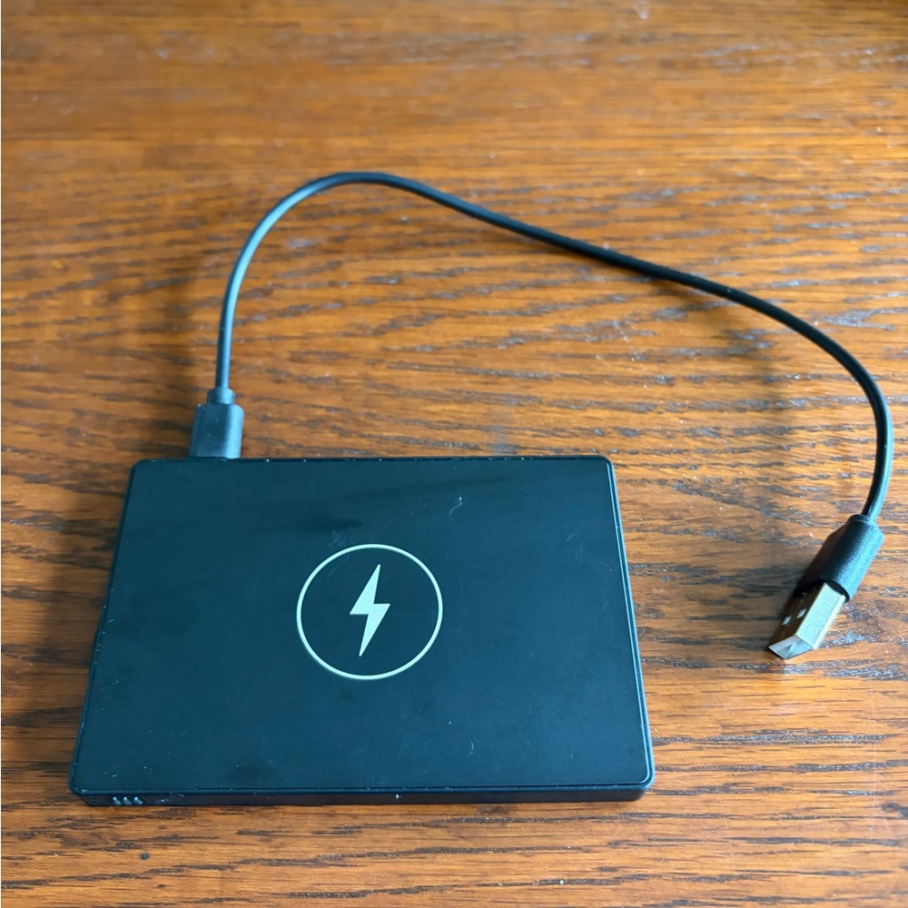 Black Portable Clutch Charger